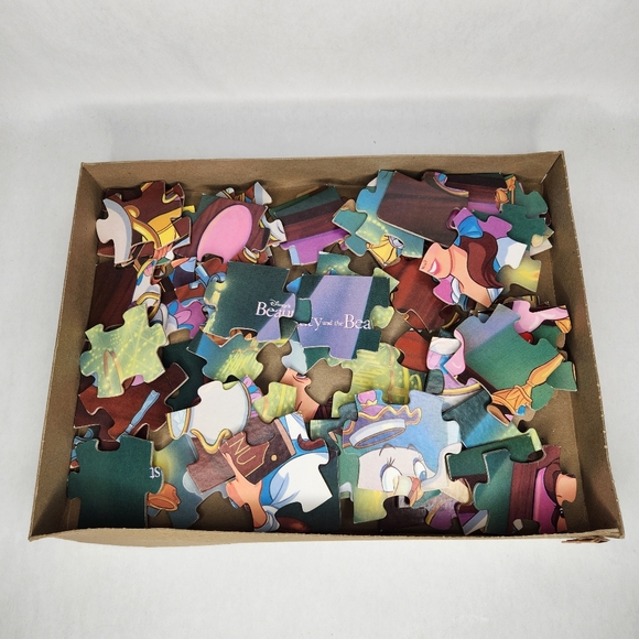 90s Vintage Beauty and the Beast Puzzle Complete - Picture 2 of 3